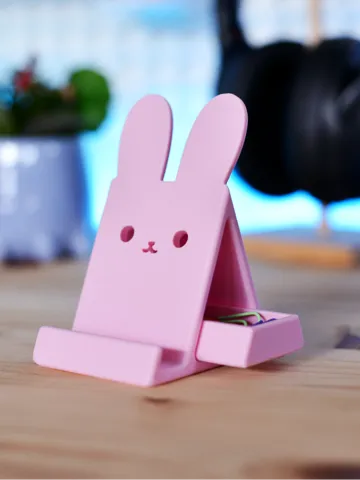 Soporte para celular: Cute Bunny Phone Stand + Drawer - Many Sizes — vista de referencia 2