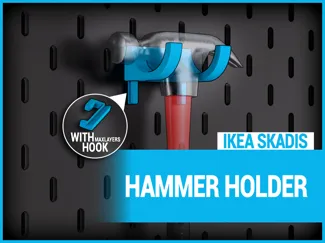 Hammer Holder for IKEA Skadis