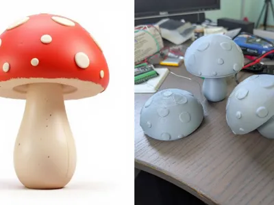 Mushroom Dice Container