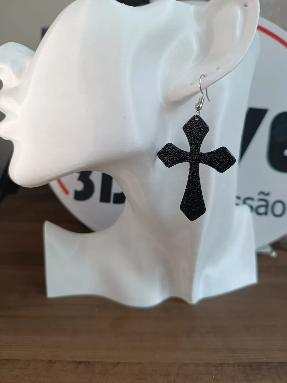 Cross Earrings view 3