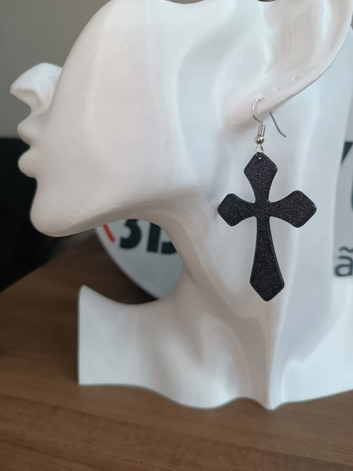 Cross Earrings view 2