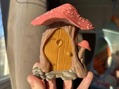 Mushroom Fairy Door