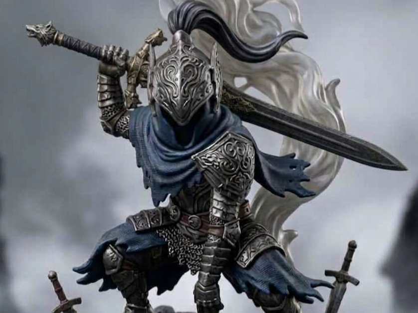黑暗之魂 Artorias 亚尔特留斯 负剑形态 已分件