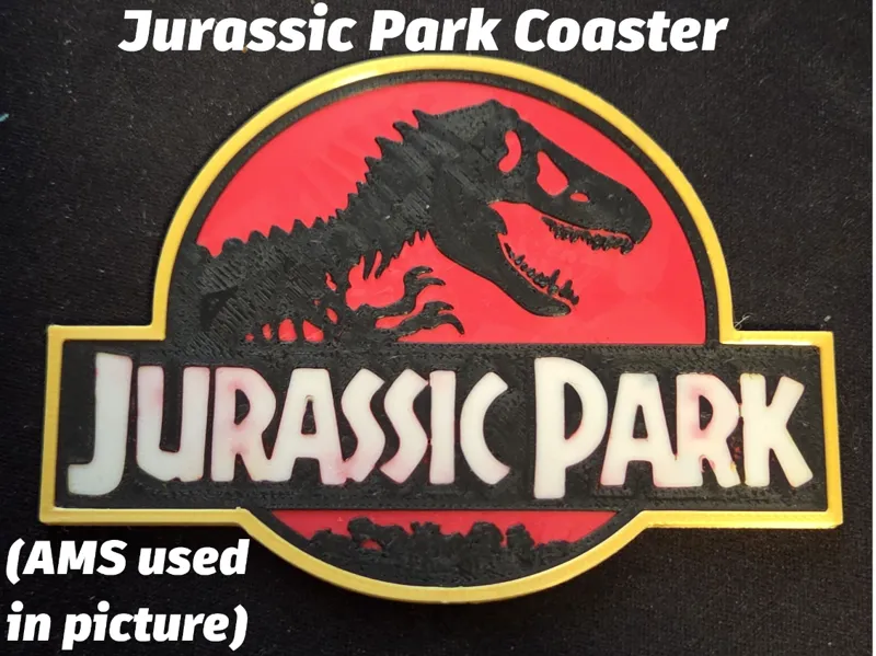 Jurassic Park Coaster (No ams needed)
