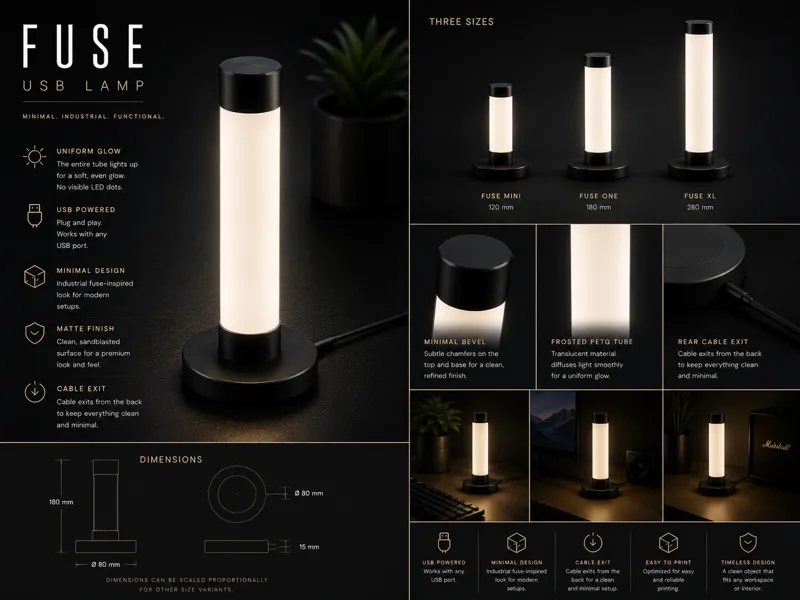FUSE USB Lamp Led Kit 001