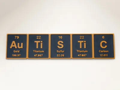 Autistic Periodic Table