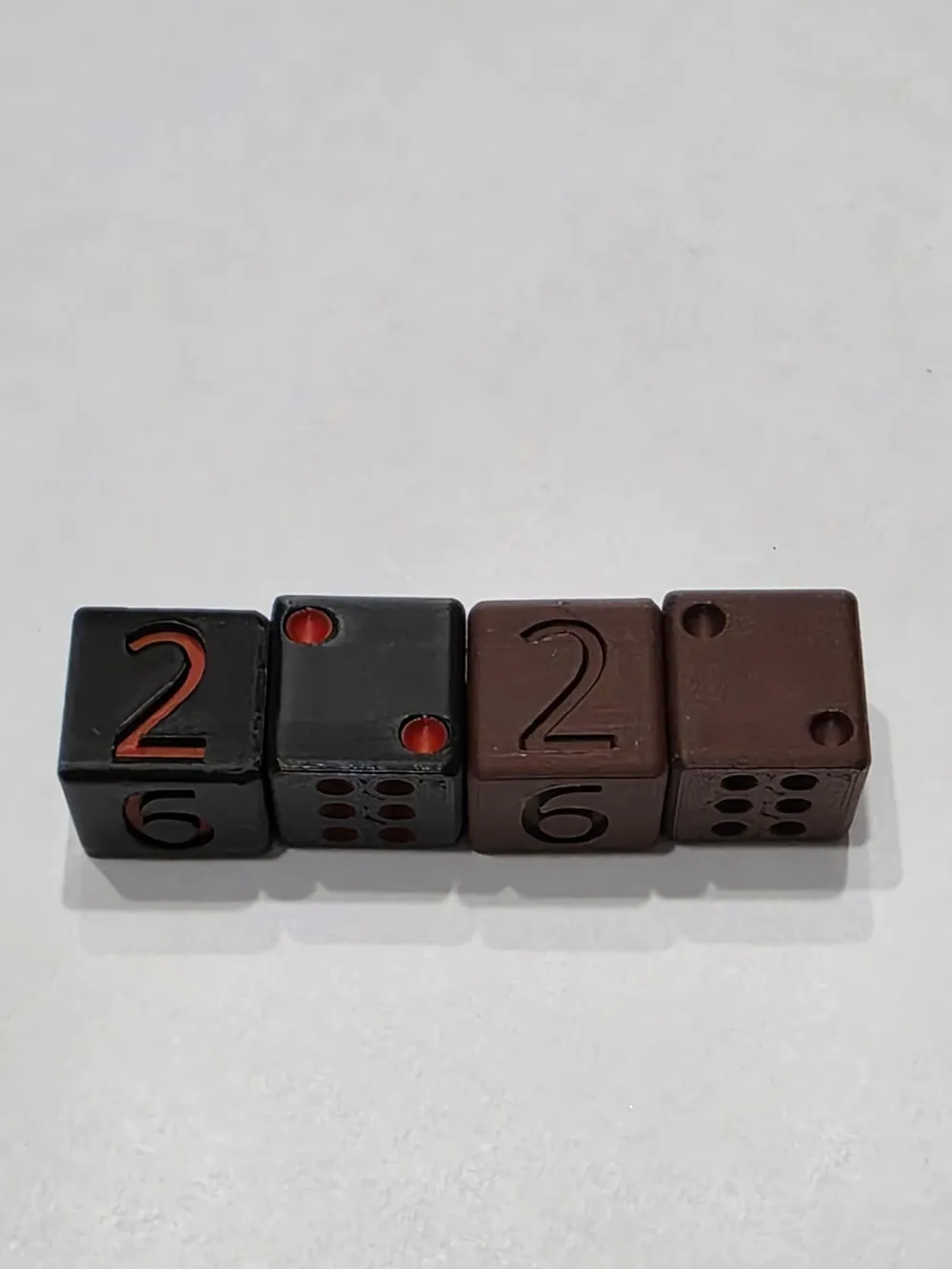 Trick Dice: Complete Set (1-6) - Free 3D Print Model - MakerWorld