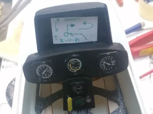 Tableau de bord pour planeur RC Swift S1