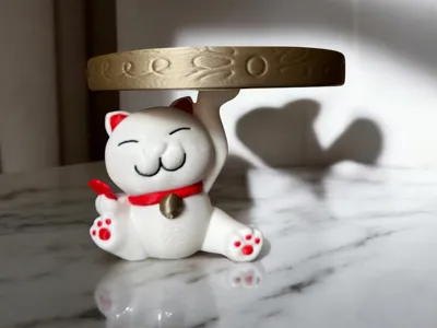 Lucky Cat - Tray / Trinket Holder
