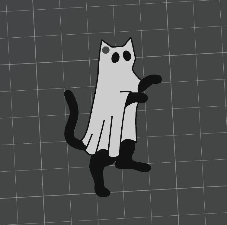 Ghostcat No1 Keychain - Halloween 2023