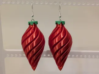 Christmas Ornament Earrings