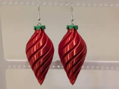 Christmas Ornament Earrings