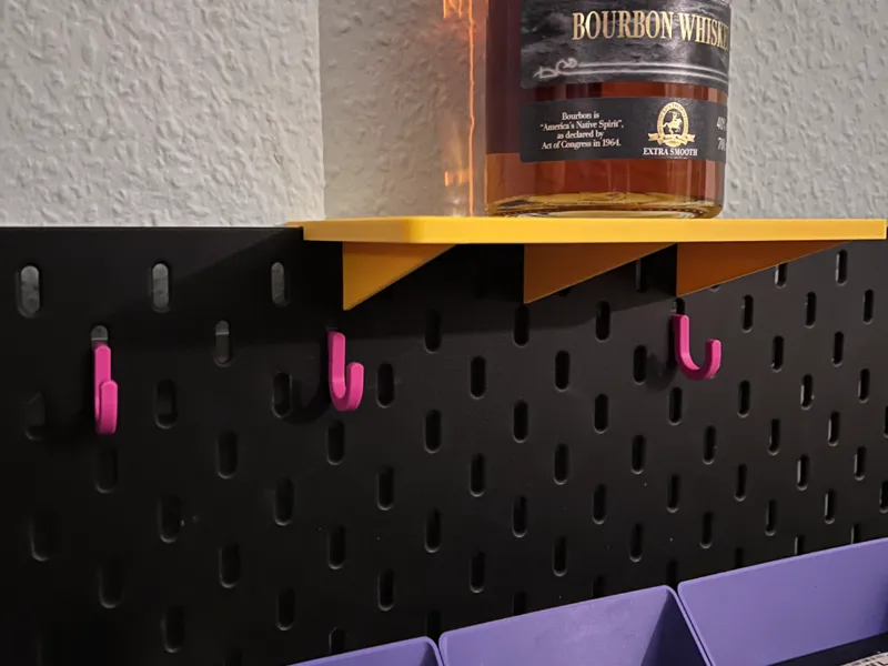 IKEA SKADIS Top Shelf Heavy-Duty Shelf