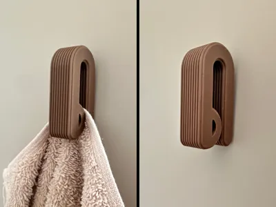 Slide-In Kitchen Towel Holder | Tape & Screw Mount