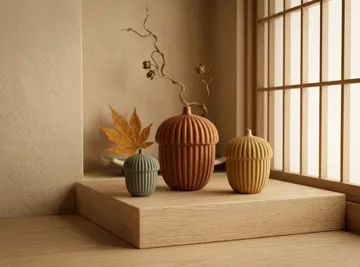 Estante o repisa: Acorn - Japandi Style Minimalist Autumn Decor — vista de referencia 3