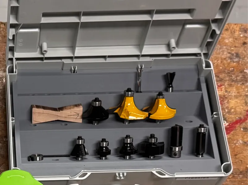 Festool Systainer 3 S76 inlay router bits