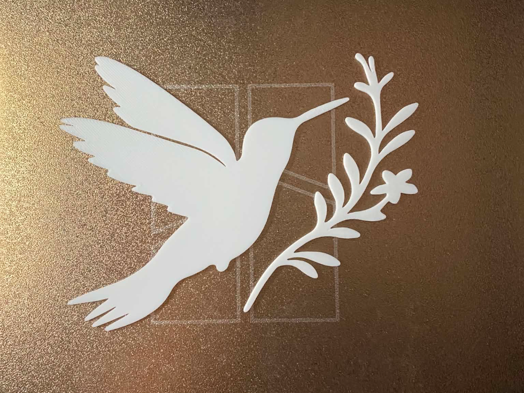 Hummingbird Stencil 