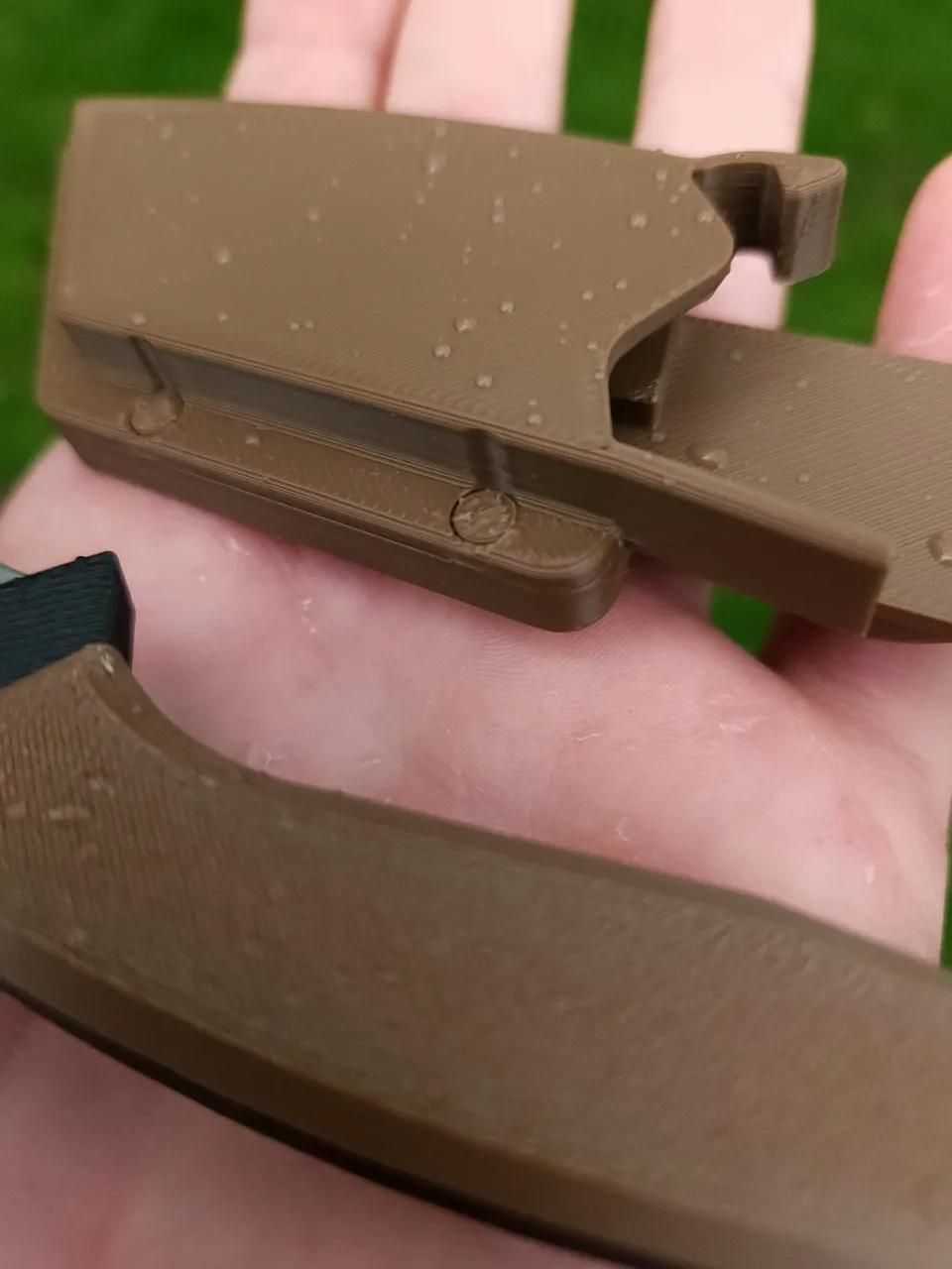 EDC Utility knife, fixed blade with sheath. v4 view 2
