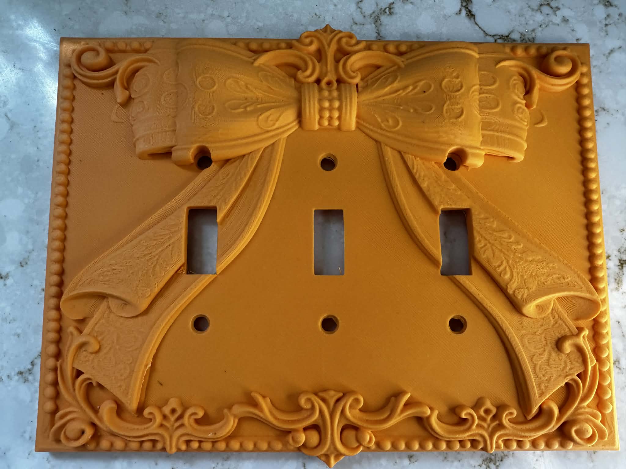 Miniatura 4 do modelo 3D Bow Light switch cover plate