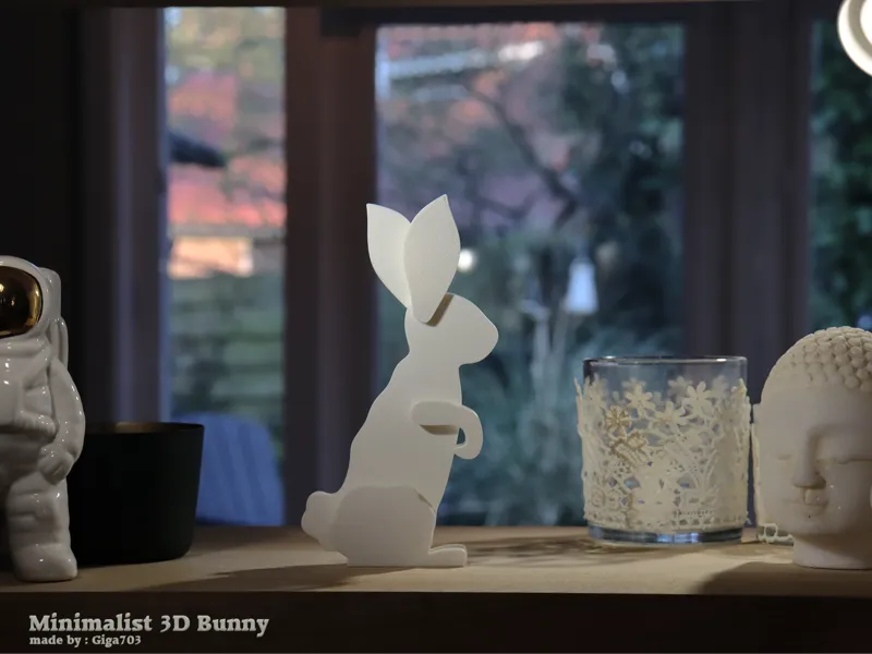 Minimalistic 3D Bunny