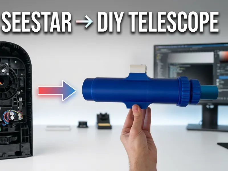 DIY telescope from a seestar s50 lens