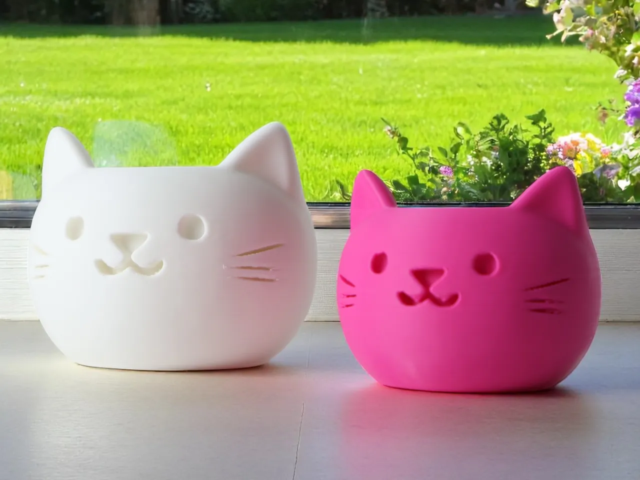 The Cat Vase Cute pot for your succulents & plats view 3