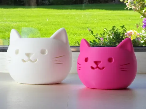 The Cat Vase Cute pot for your succulents & plats view 3