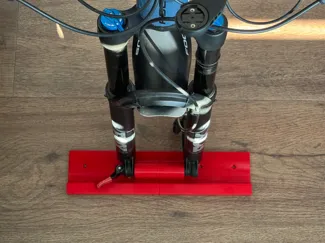 Bike/e-bike front axle stand