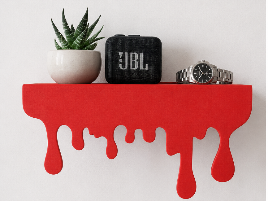 drip shelf - modern floating wall shelf