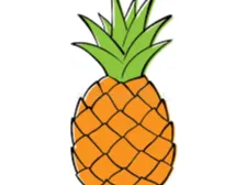 Pineapple Keychain