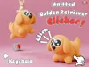 Knitted Golden Dog Clicker :0.2mm layer,2 walls,15% infill