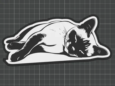 Siamese Cat Light Box