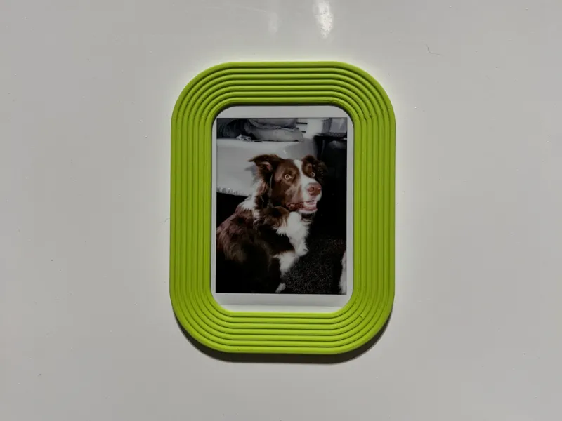 Textured Instax Mini Frame Magnet for Fridge
