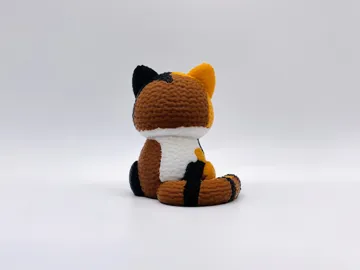 Letrero o emblema decorativo: Knitted Calico Cat — vista de referencia 5