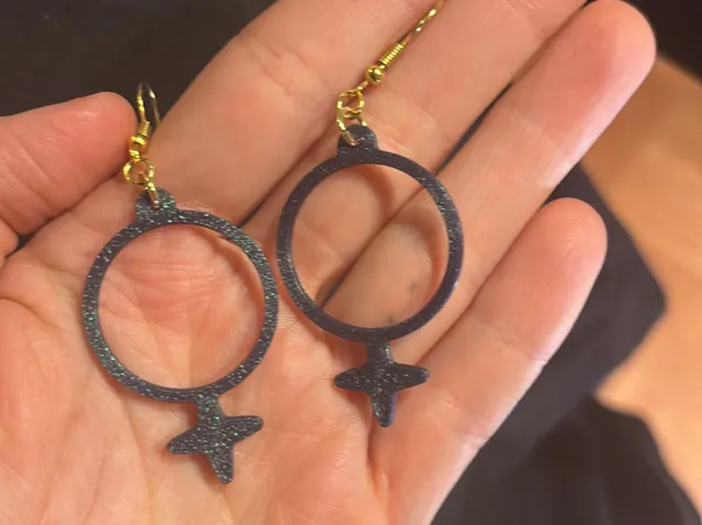 Venus Symbol Earrings