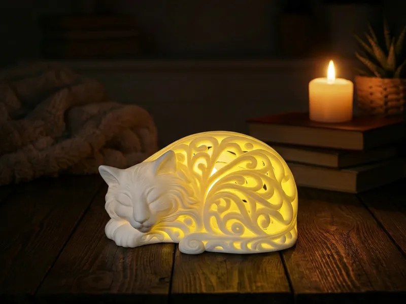 Lumorna Lichtmoment | Katze schlafend (Langhaar)