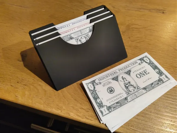 Plateau à billets pour jeu de société