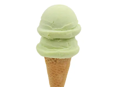 Two-scoop cone