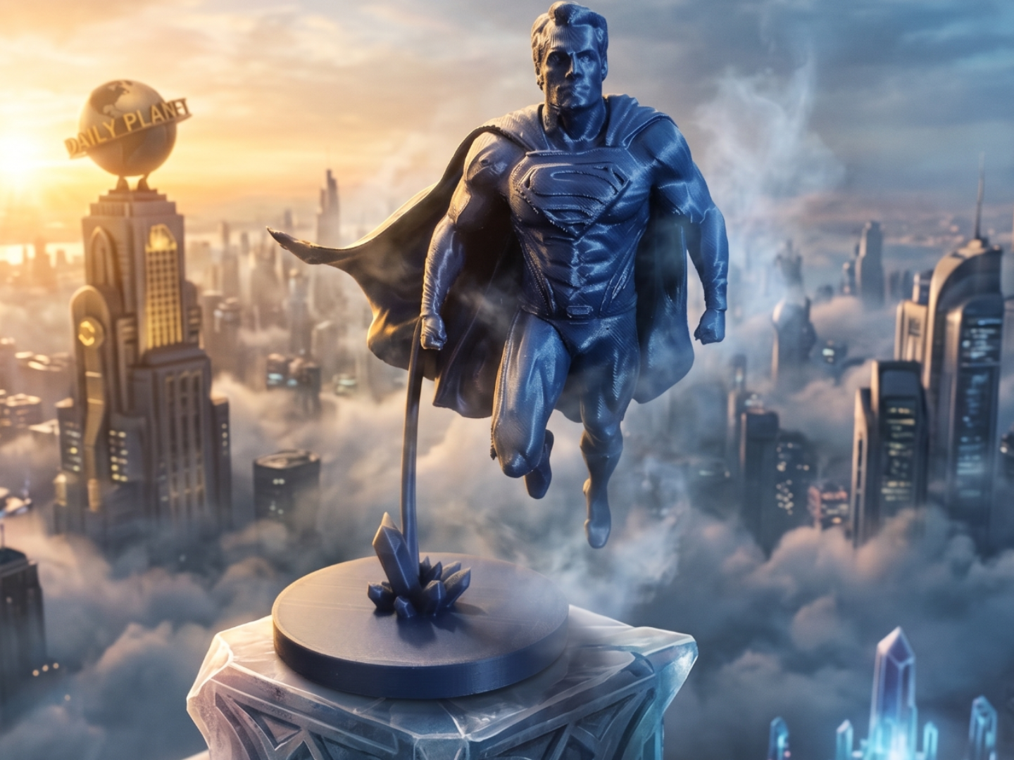 Superman Sculpture