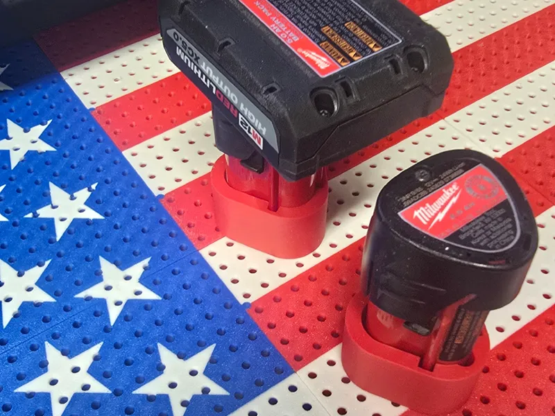 Toolgrid Milwaukee M12 Universal Battery Holder