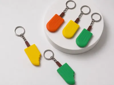 Cute Popsicle Keychain