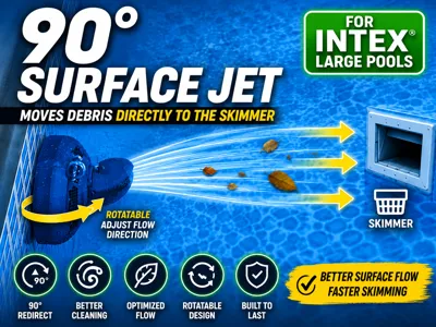 INTEX Jet 90° Adjustable for Better Skimming