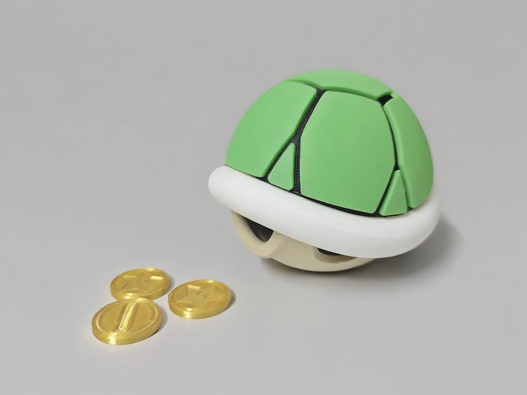 Miniatura 1 do modelo 3D 马里奥版龟壳卜卦套装