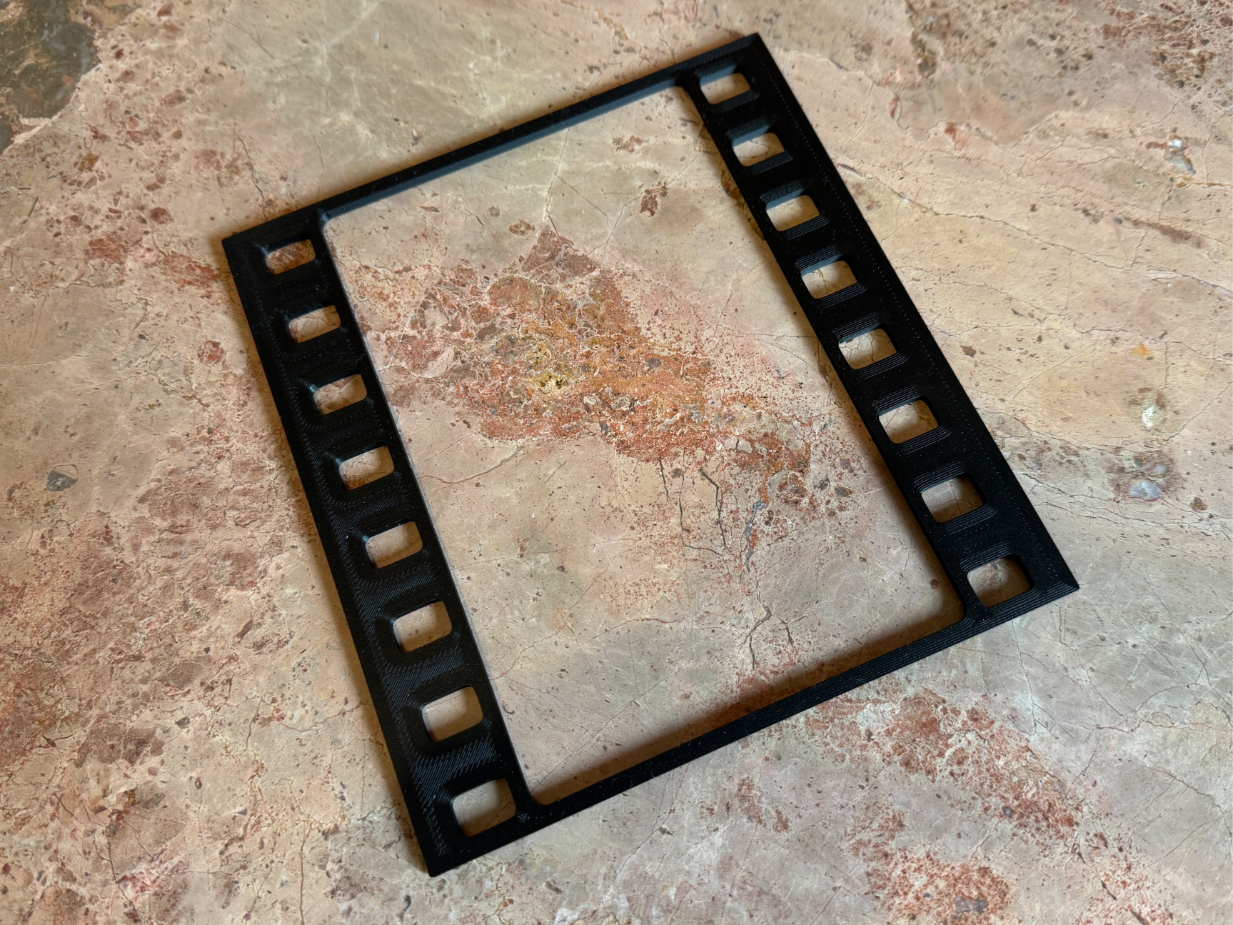 Negative 35 mm film frame wall decor