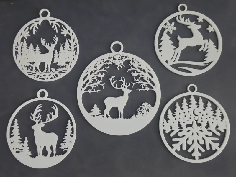 Festive Deer Ornament Collection - Quick & Easy
