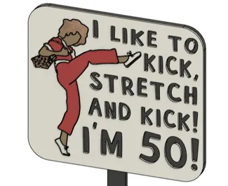 50th birthday cake topper