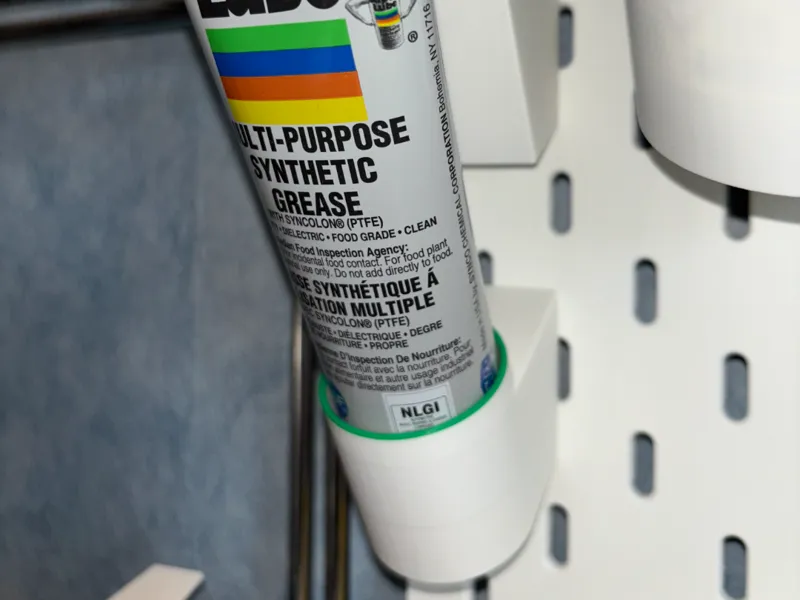 Lubricant Holder for IKEA Skadis