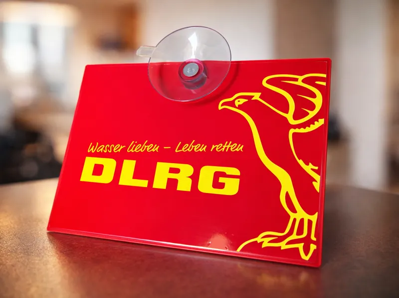 Kantenschutz für DLRG Autoschild 