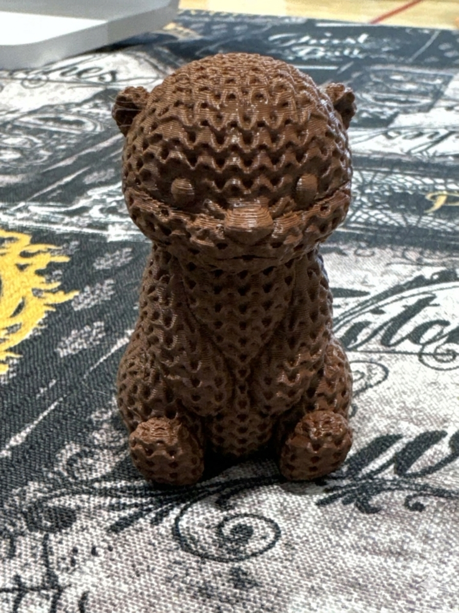 Miniatura 4 do modelo 3D Knitted Otter