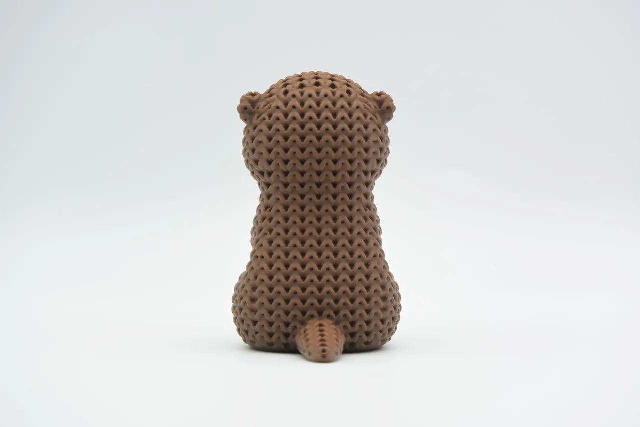 Knitted Otter view 3